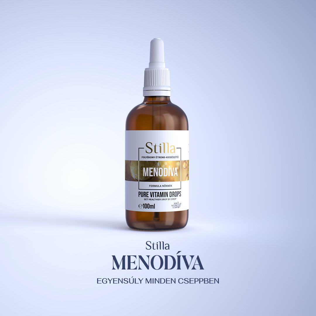 MENODÍVA CSEPPEK – HŐHULLÁMOKRA, HANGULATINGADOZÁSRA ÉS A VÁLTOZÓKORI FELBORULT HORMONEGYENSÚLYRA - 100 ML - Image 8