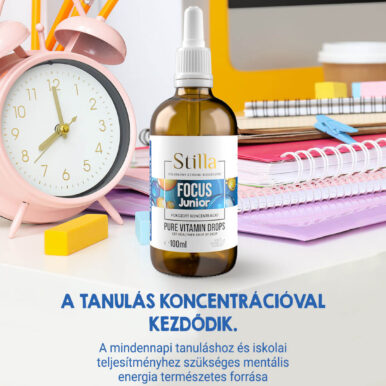 KONCENTRÁCIÓRA, TANULÁSI FÓKUSZRA ÉS SZELLEMI TERHELHETŐSÉGRE