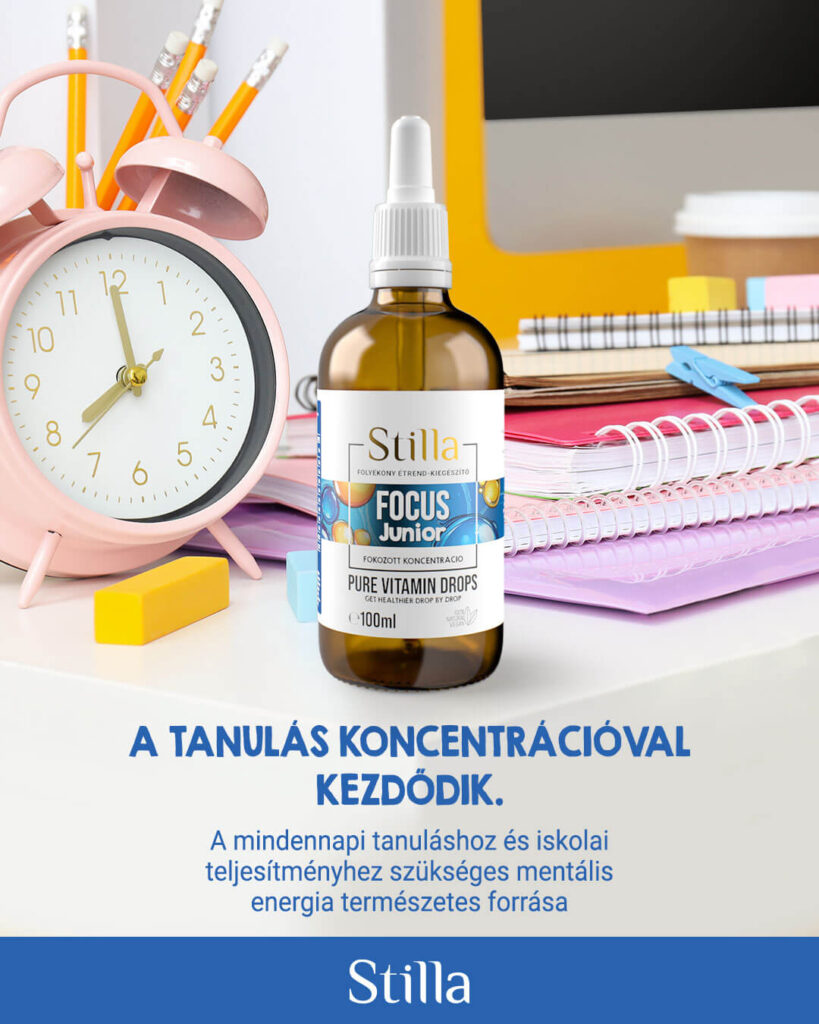 KONCENTRÁCIÓRA, TANULÁSI FÓKUSZRA ÉS SZELLEMI TERHELHETŐSÉGRE