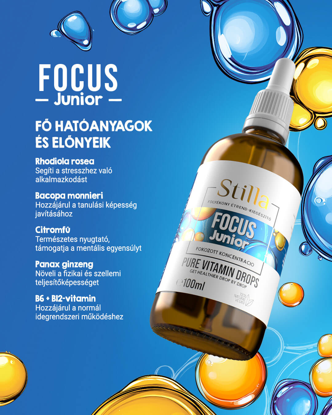 KONCENTRÁCIÓRA, TANULÁSI FÓKUSZRA ÉS SZELLEMI TERHELHETŐSÉGRE