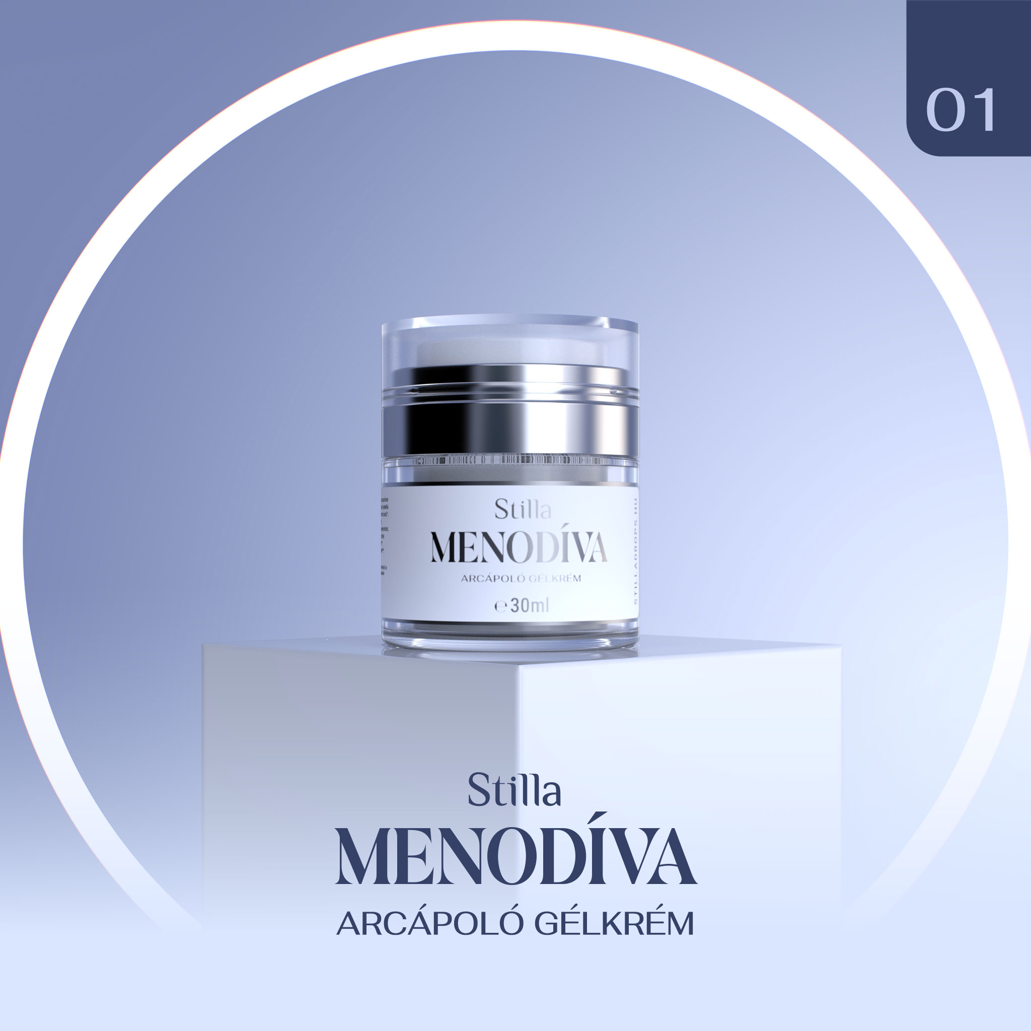 MenoDíva Arcápoló Gélkrém – 30 ml - Image 3