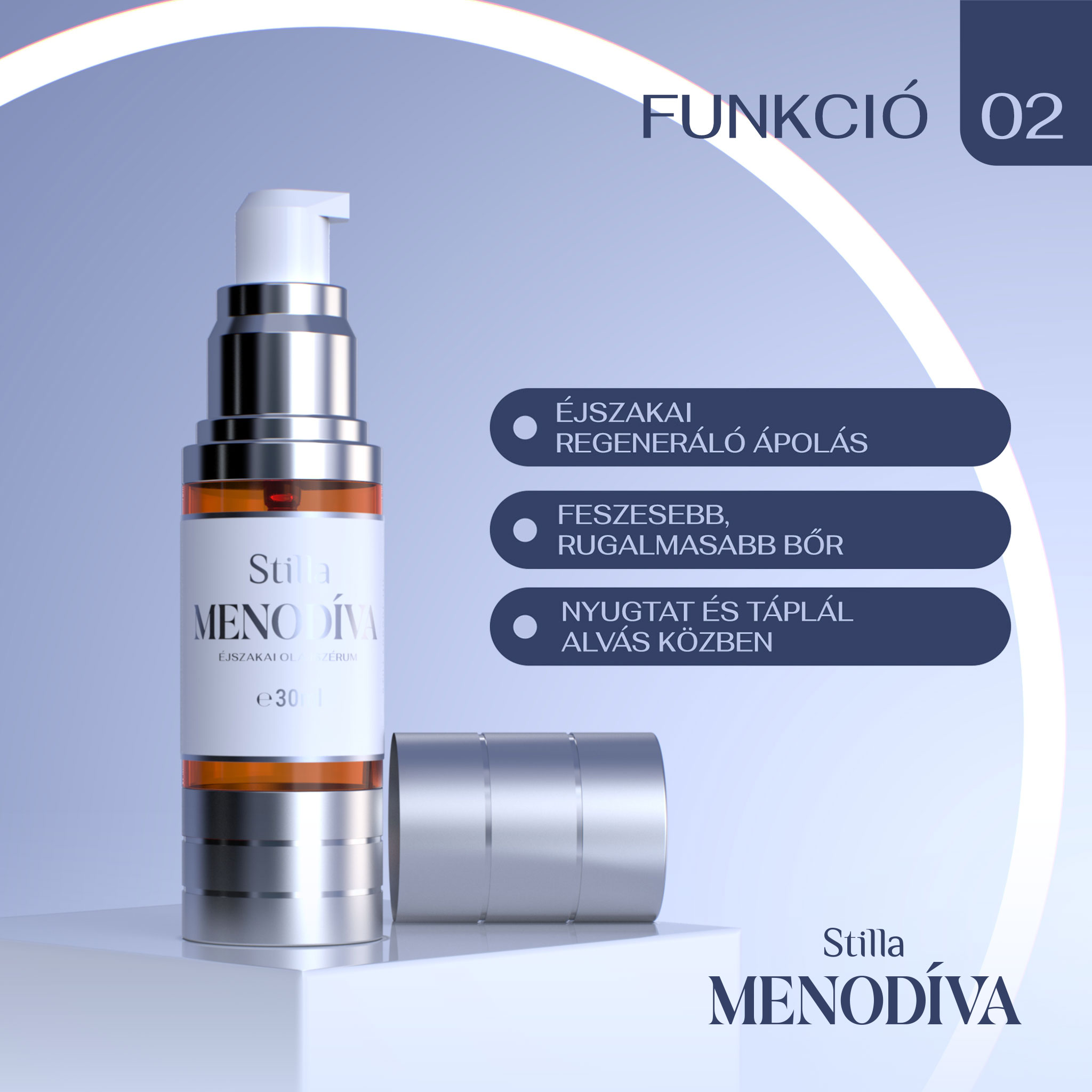 MenoDíva Éjszakai Olajszérum – 30 ml - Image 3