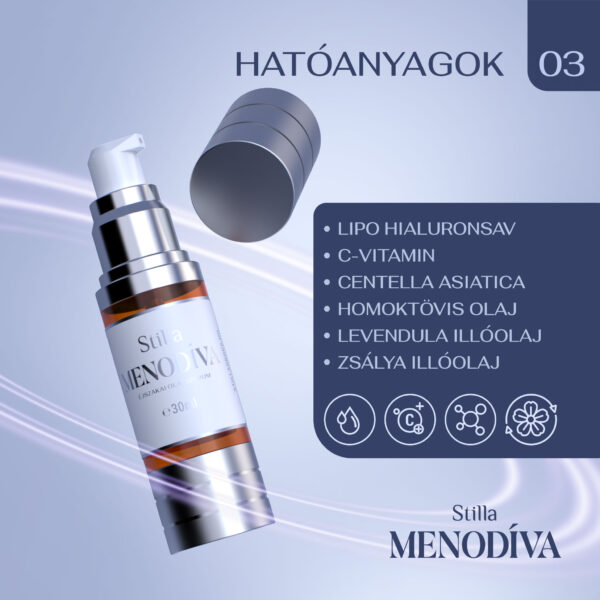 MenoDíva Éjszakai Olajszérum – 30 ml - Image 4