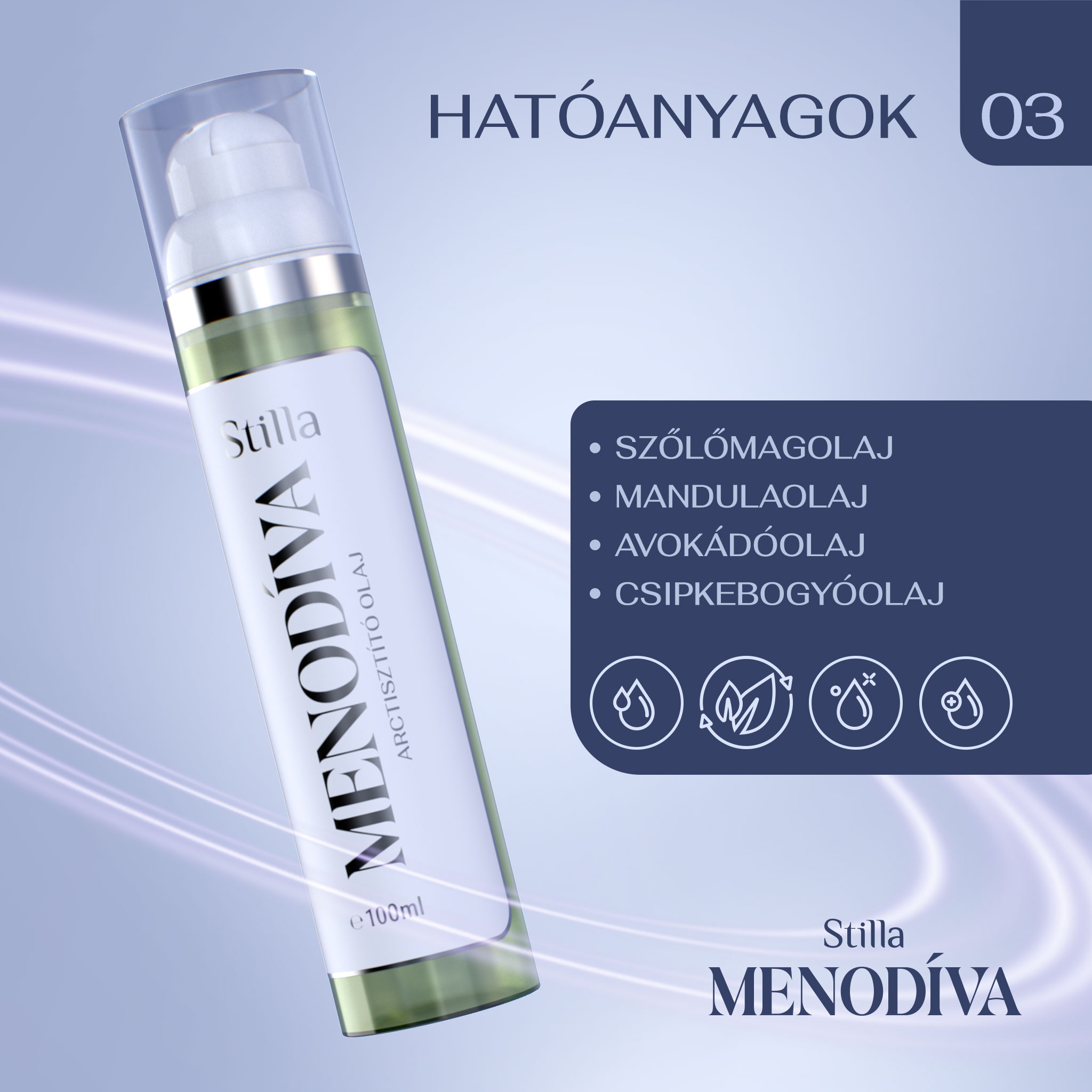 MenoDíva Arctisztító Olaj – 100 ml - Image 4